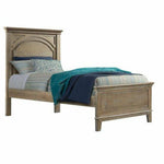 Leland Arch Top Complete Twin Bed - Sandwash