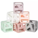 Malarkey Kids Stack N Chew Mini Cubes - Pastel