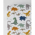 Little Unicorn Muslin Crib Sheet - Dinosaurs