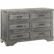 Foundry 6 Drawer Dresser - Brushed Pewter - Kid's Stuff Superstore