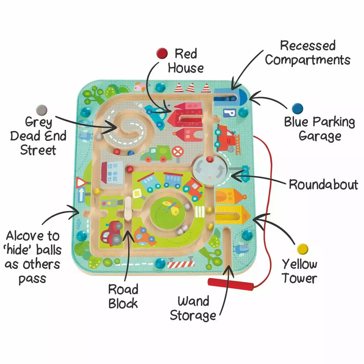 Haba online town maze