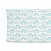 Sugar + Maple Changing Pad Cover - Rainbow Blue - Kid's Stuff Superstore
