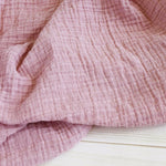 The Sugar House Muslin Swaddle Blanket - Blush Pink