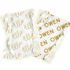 Sugar + Maple Personalized Minky Lovey Repeating Name (Choose your options) - Kid's Stuff Superstore