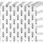 Sugar + Maple Personalized Crib Sheet - Repeating Name Vertical