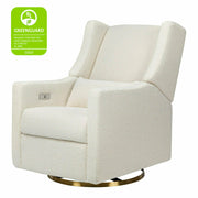 Babyletto Kiwi Electronic Recliner and Swivel Glider with USB port -  Ivory Boucle - Kid's Stuff Superstore