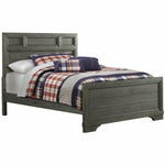 Foundry Full Panel Bed - Brushed Pewter