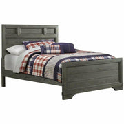 Foundry Full Panel Bed - Brushed Pewter - Kid's Stuff Superstore