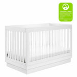 Babyletto Harlow Acrylic 3-in-1 Convertible Crib with Toddler Conversion Kit