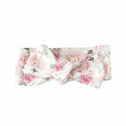 Sugar + Maple Bow  - Peach Peony Blooms - Kid's Stuff Superstore