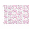 Sugar + Maple Changing Pad Cover - Elephant Pink - Kid's Stuff Superstore