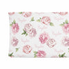 Sugar + Maple Changing Pad Cover - Pink Peonies - Kid's Stuff Superstore