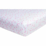 Porta-Crib Sheet, Pink Stars