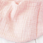 The Sugar House Muslin Swaddle Blanket - Shell Pink