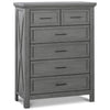 Franklin & Ben Emory Farmhouse 6-Drawer Chest - Weathered Charcoal - Kid's Stuff Superstore